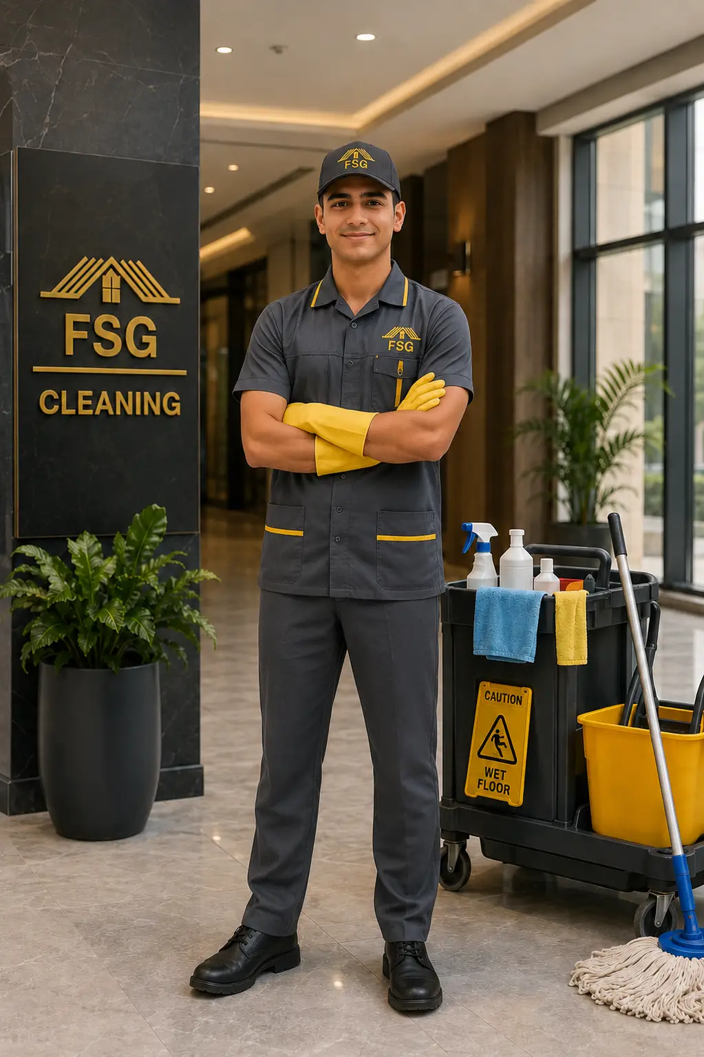 We offer professional glass facade cleaning to keep your high-rise buildings looking bright and spotless. Our team safely clears away dust and dirt without leaving any scratches, using specialized products that protect the glass and keep it shining. With our flexible scheduled maintenance plans, your property will always look clean, welcoming, and at its best.